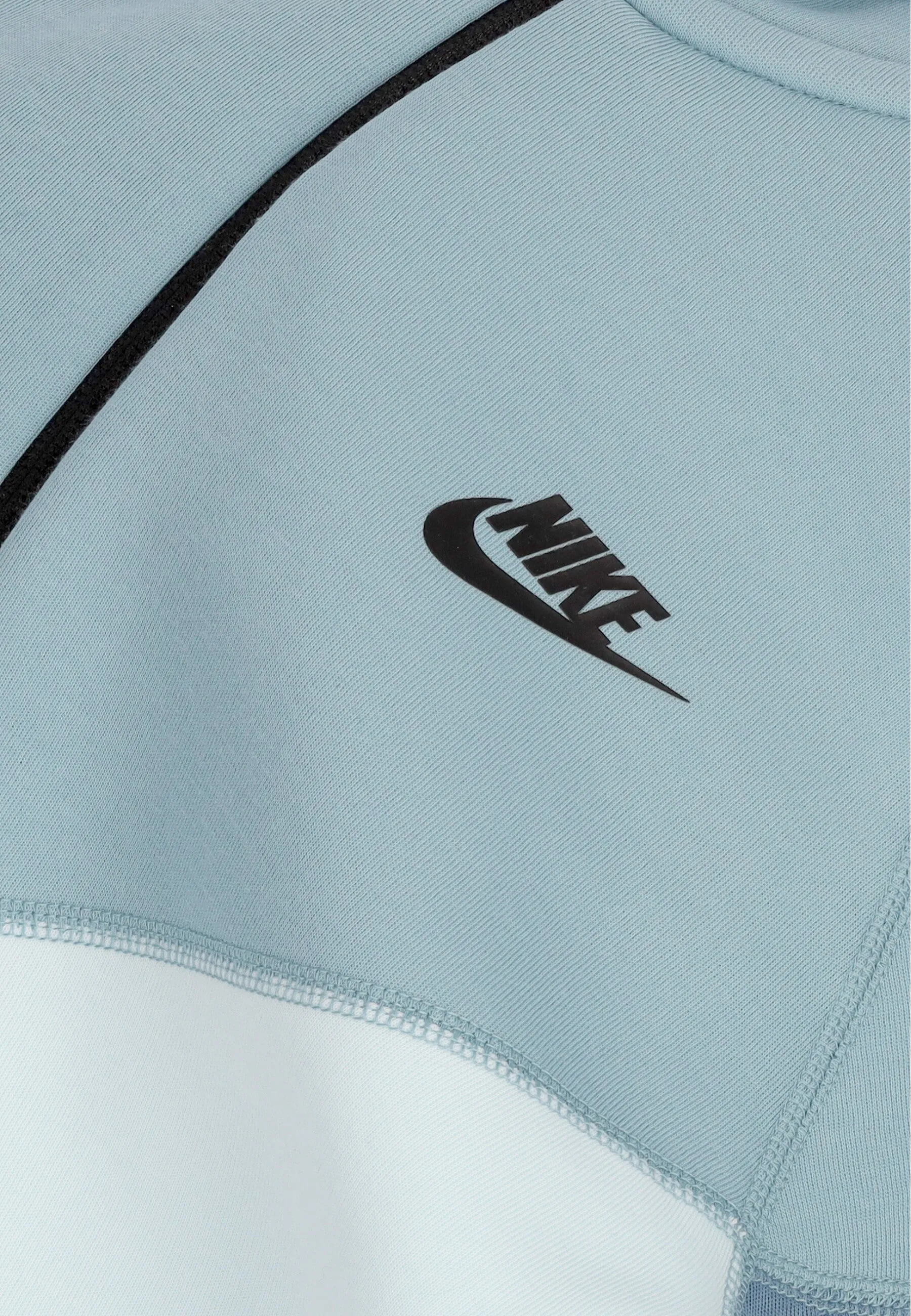 Felpa Leggera Cappuccio Zip Uomo Tech Fleece Windrunner Full-zip Hoodie Denim Turq/glacier Blue/black