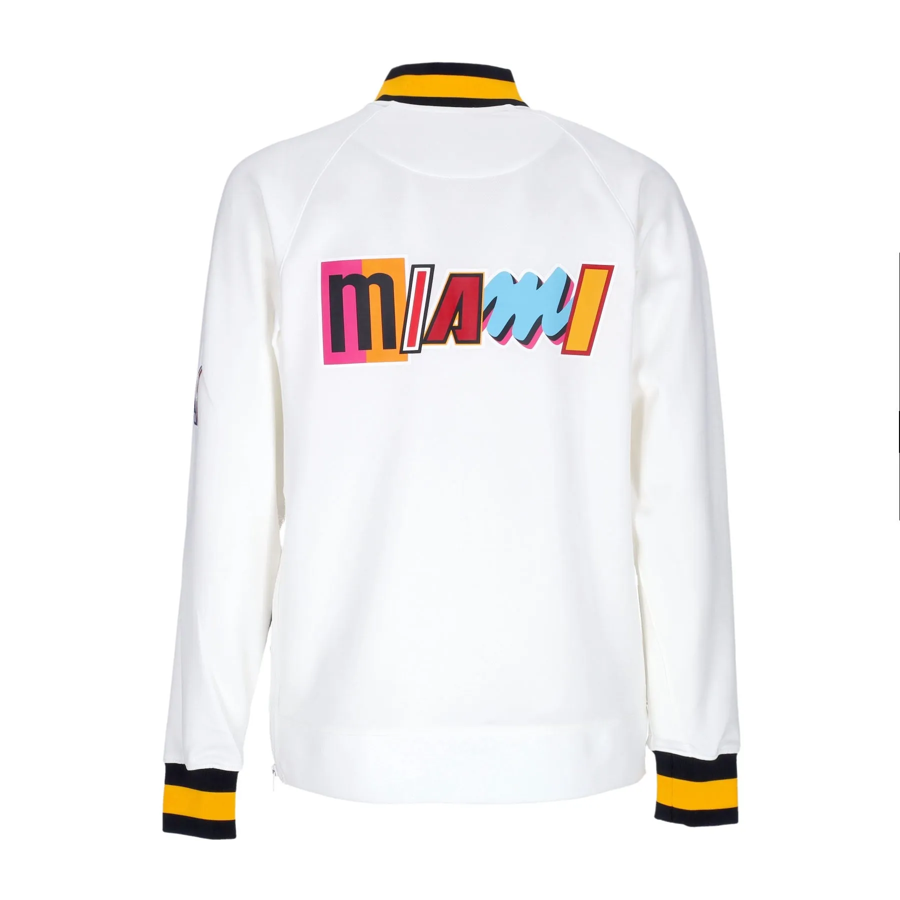 Felpa Leggera College Uomo Nba City Edition Dri-fit Showtime Full-zip Jacket Miahea White/white/white/black