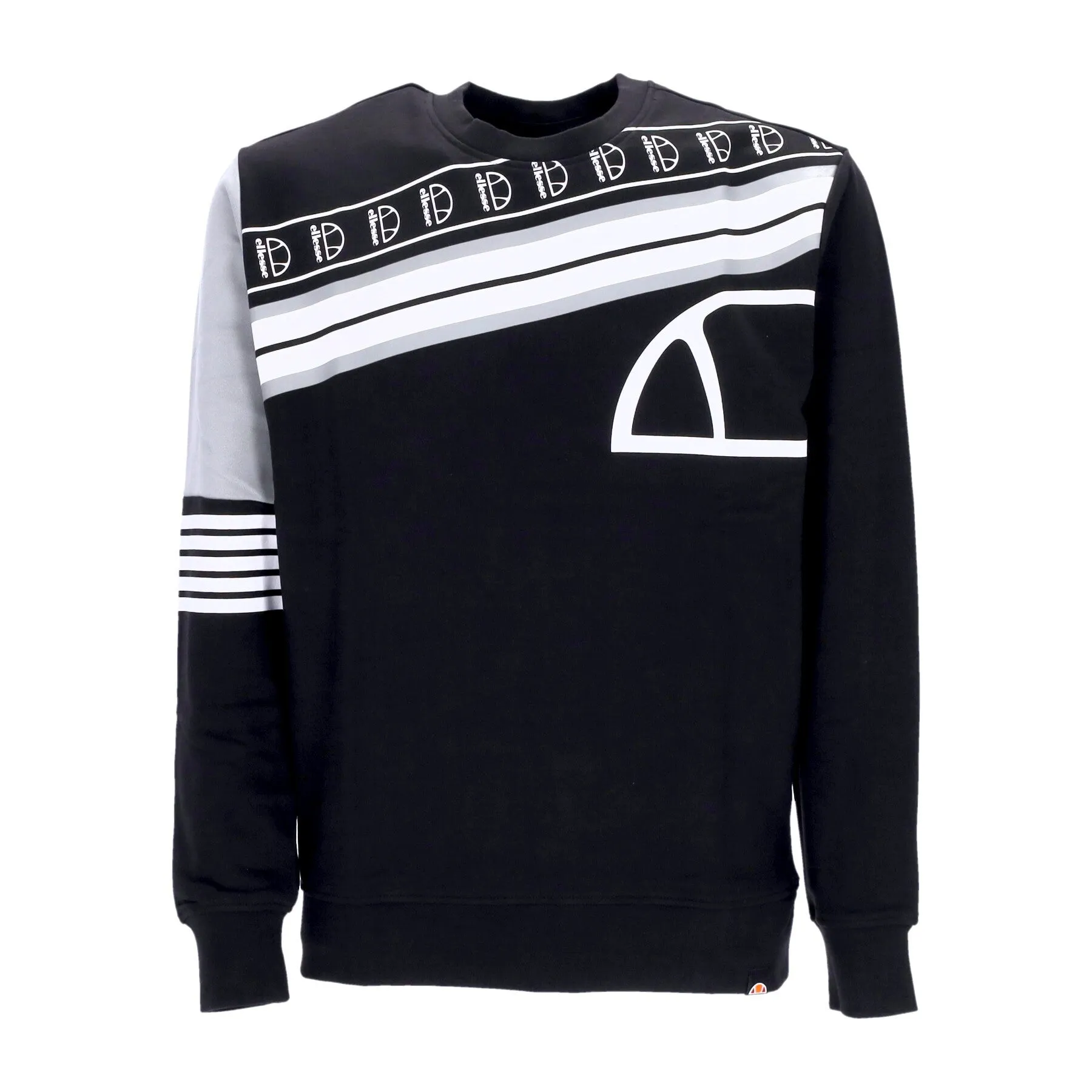 Felpa Leggera Girocollo Uomo Crewneck Black