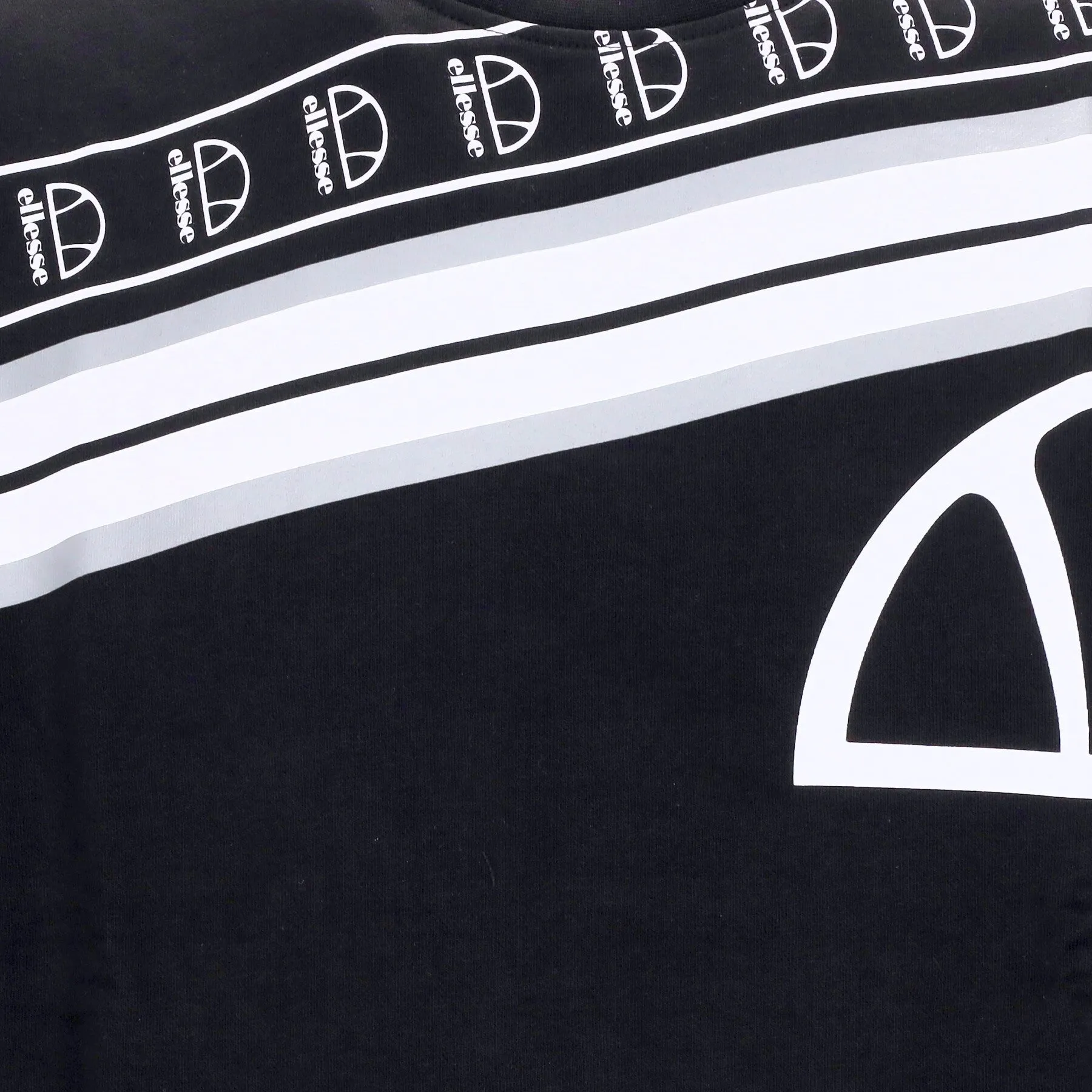 Felpa Leggera Girocollo Uomo Crewneck Black