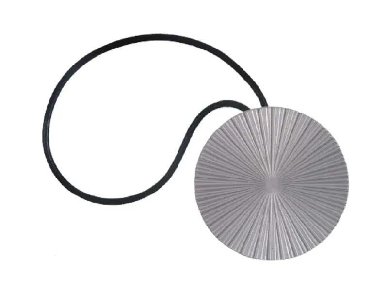 Fermatende calamita Zen argento 5,8 cm