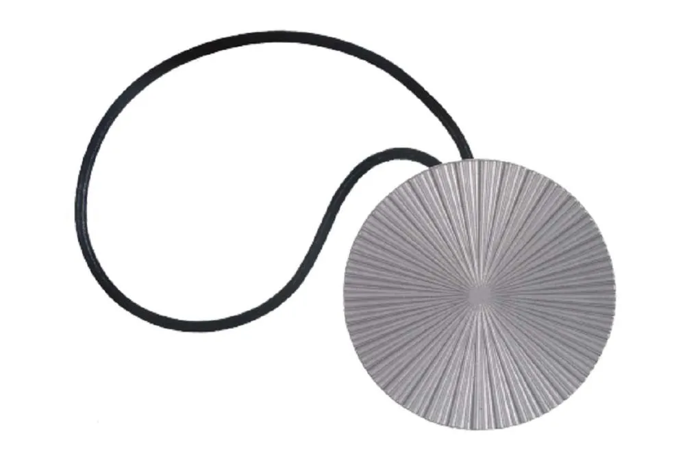 Fermatende calamita Zen argento 5,8 cm