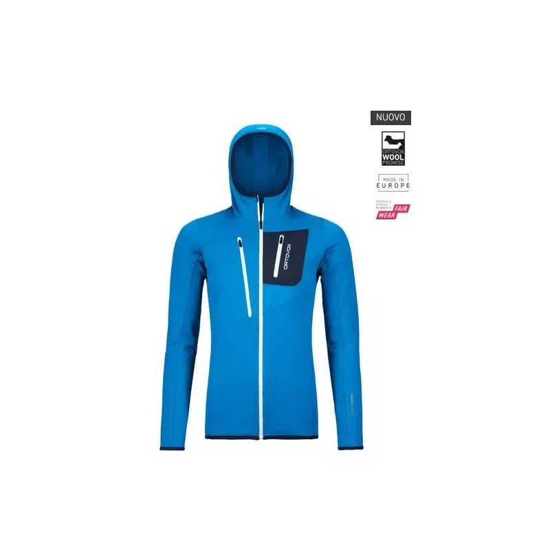 FLEECE GRID HOODY W  Giacche in pile DONNA