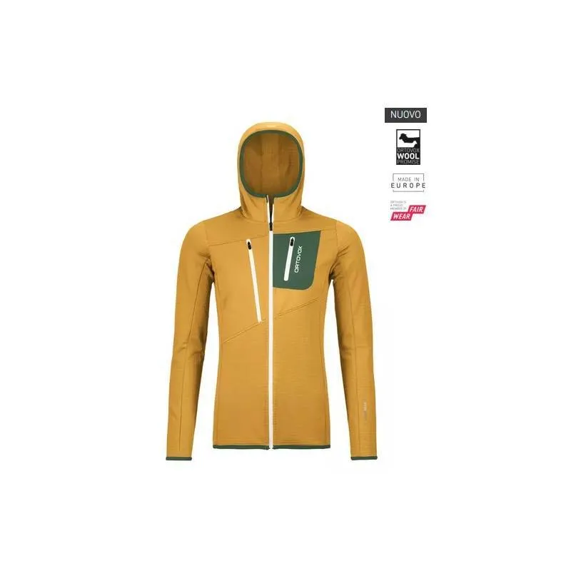 FLEECE GRID HOODY W  Giacche in pile DONNA