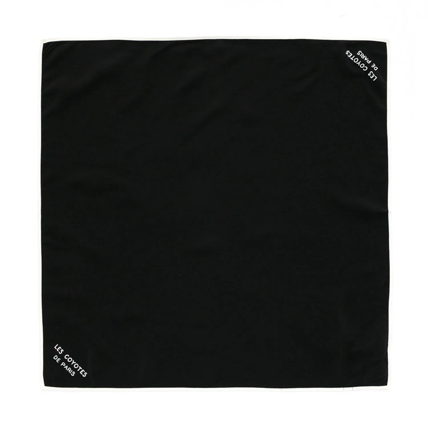 Foulard Seta Nero