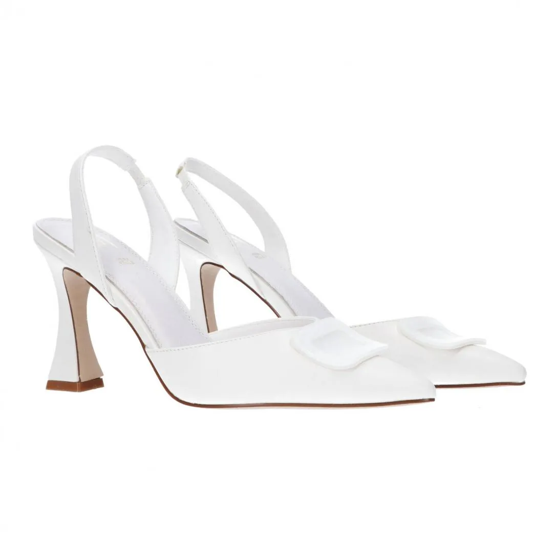 GD730 SANDALO PLACCA Bianco