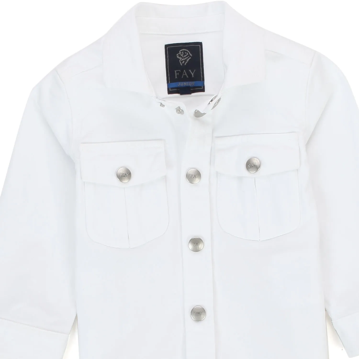 Giacca Camicia Bianca Bambino E Bebè