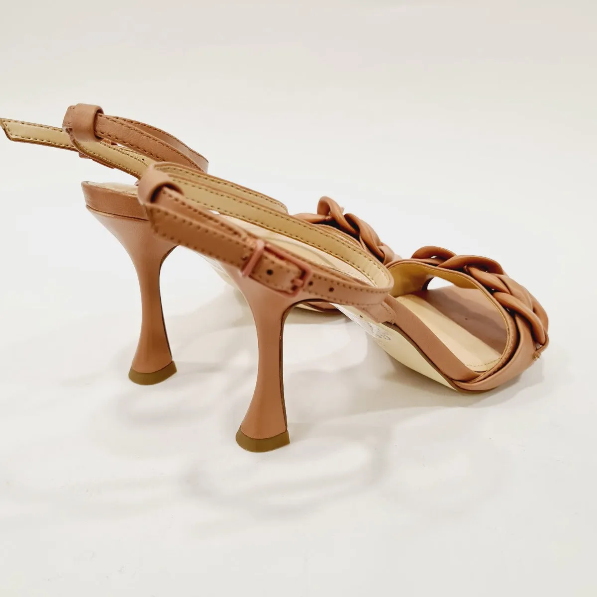Guess sandalo Cinturino alla Caviglia tacco alto 9,5 cm. pelle Salmone rif.G646