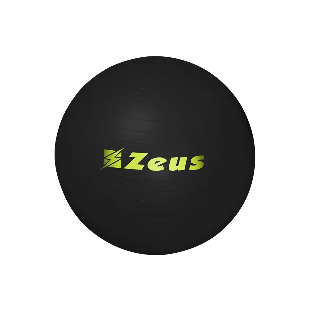GYM BALL - PALLA FITNESS NERO - ZEUS SPORT