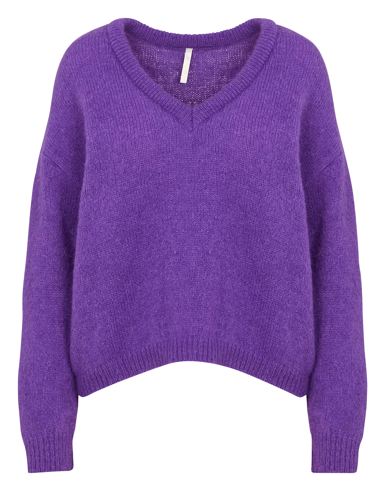  I CODE   Maglione ampio con scollo a V | Viola