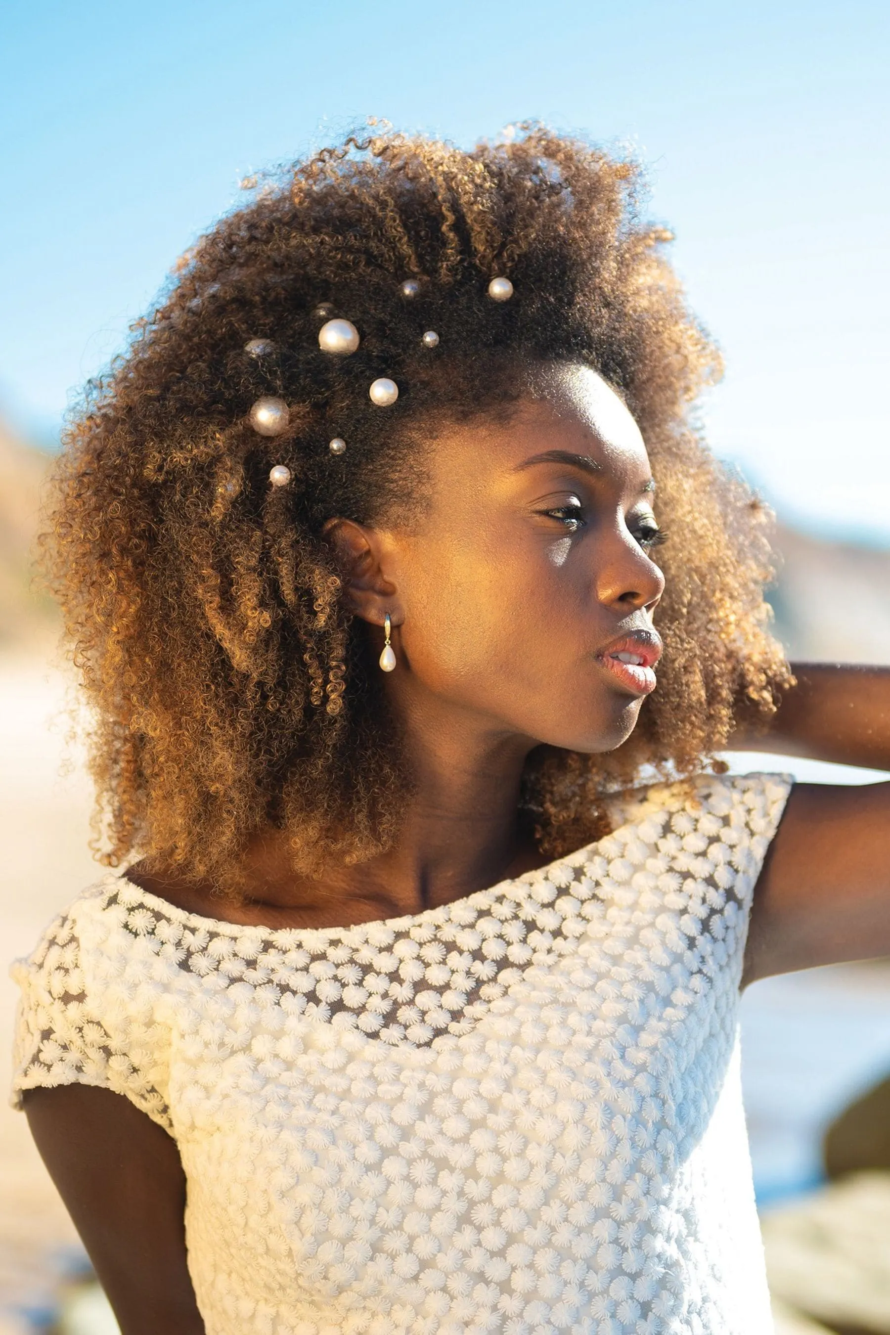 Ivory & Co per capelli con perle