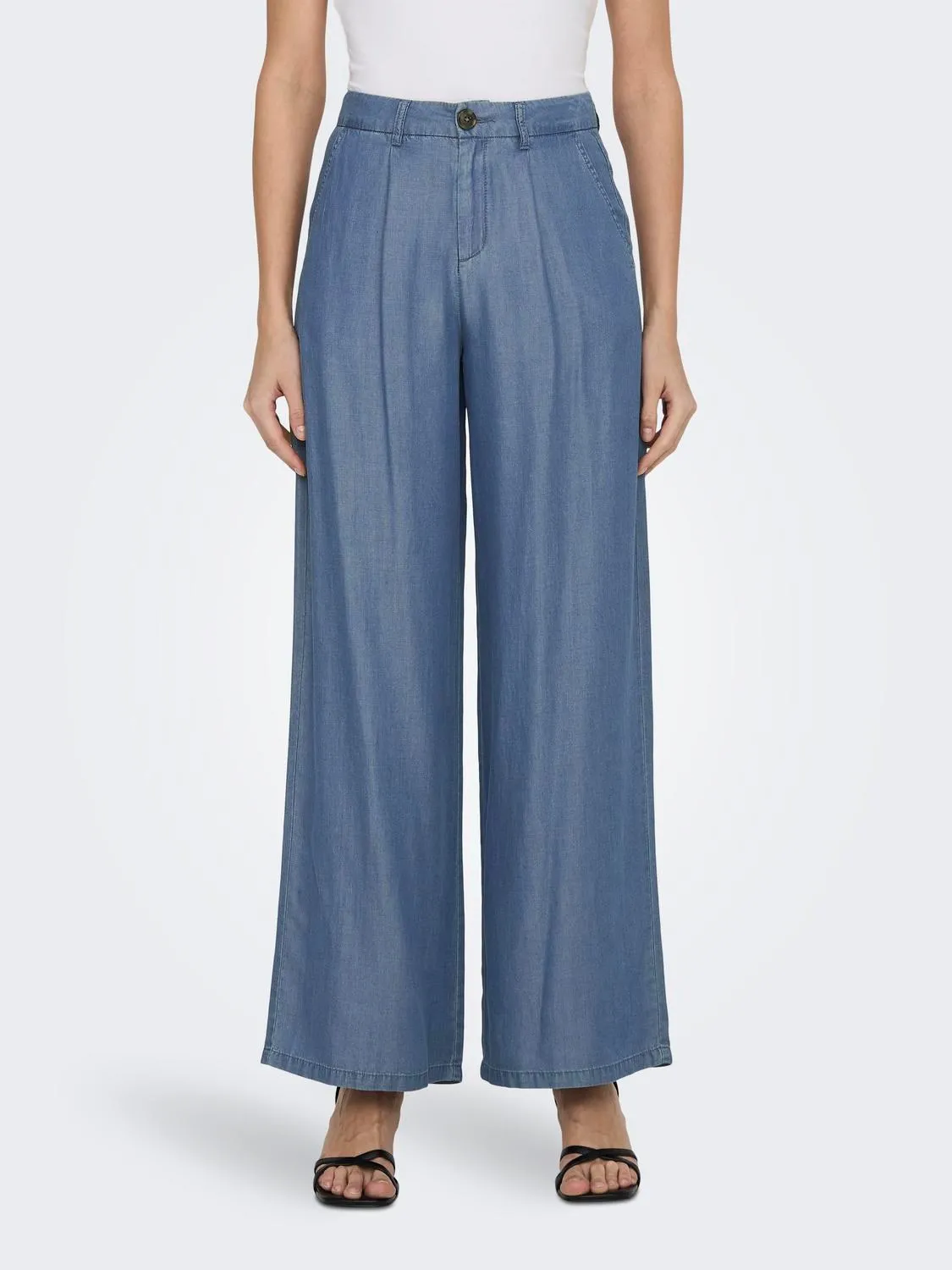 Jeans donna palazzo JASPER denim medio