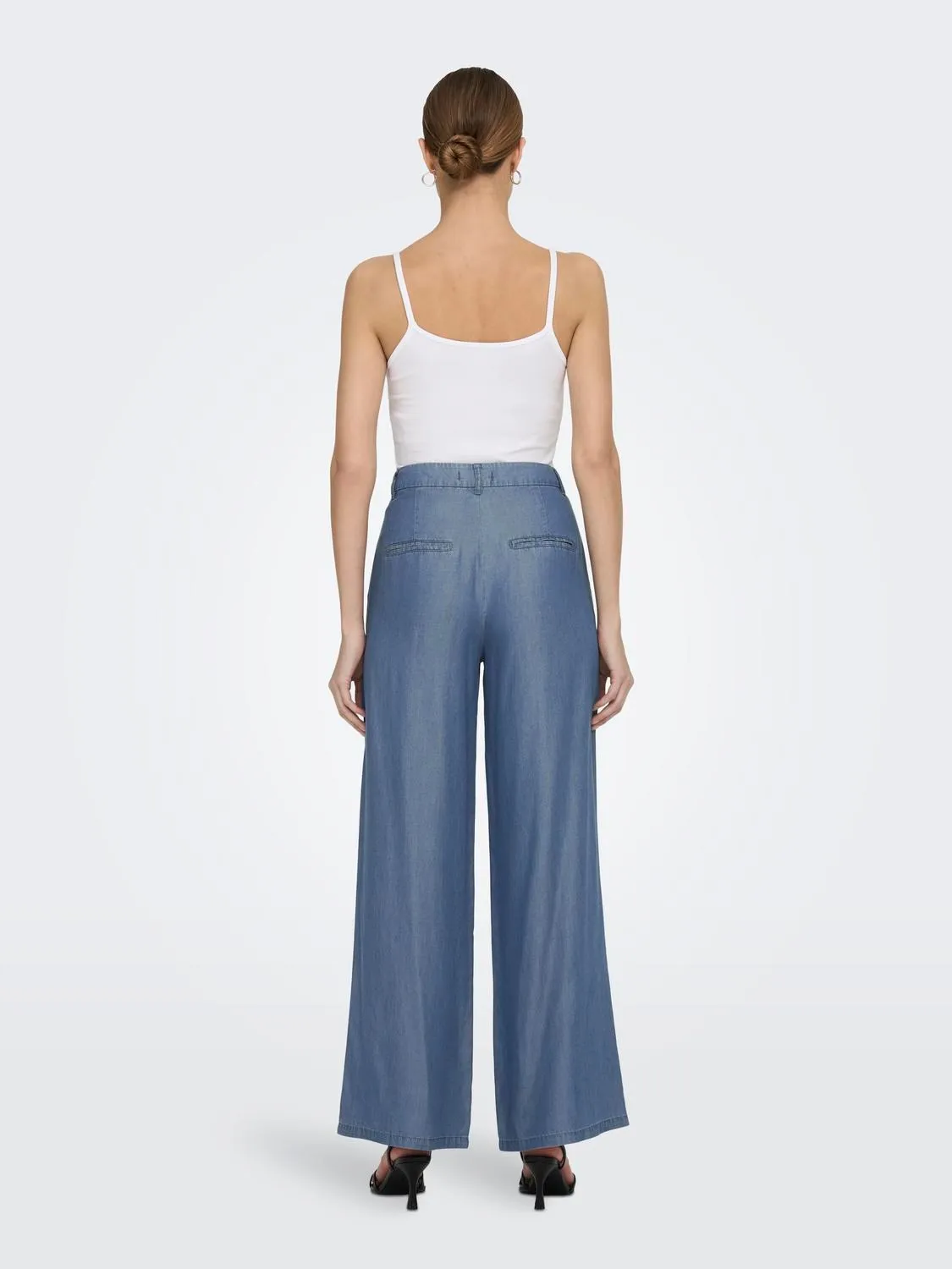 Jeans donna palazzo JASPER denim medio