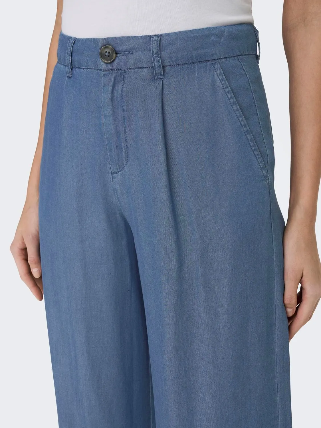 Jeans donna palazzo JASPER denim medio