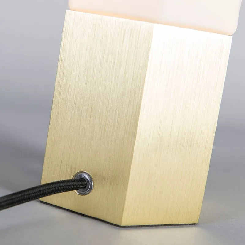 Lampada da tavolo con regolatore HEXAGON oro