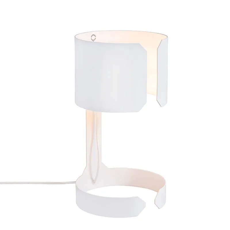 Lampada da tavolo design bianco - Waltz