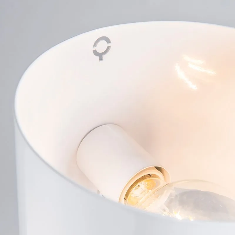 Lampada da tavolo design bianco - Waltz