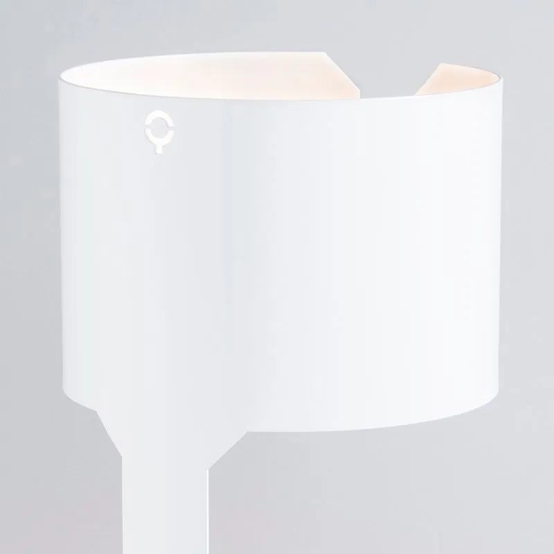 Lampada da tavolo design bianco - Waltz