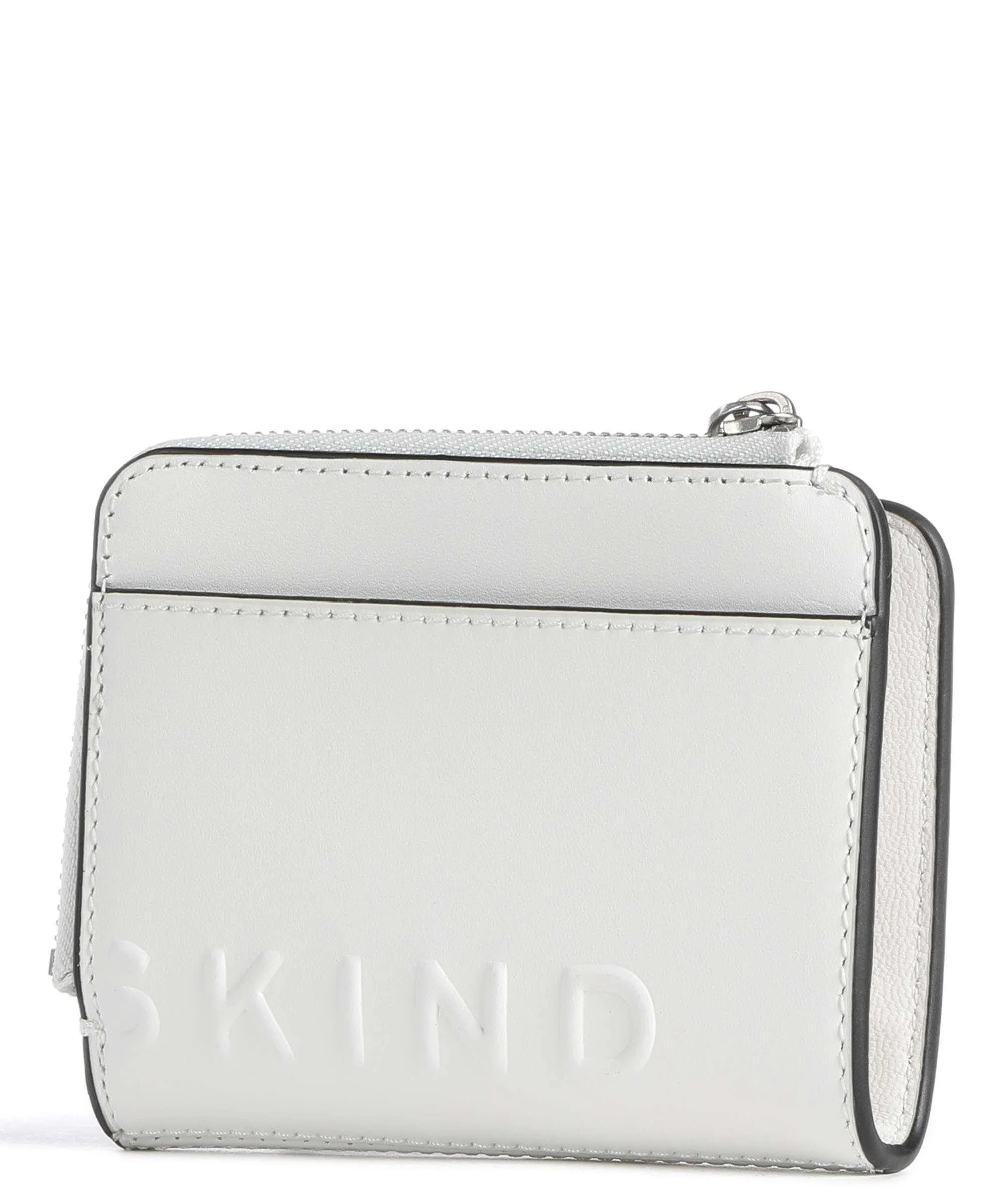  Liebeskind Paper Bag Toni Logo Carter Portafoglio pelle a grana fine bianco  