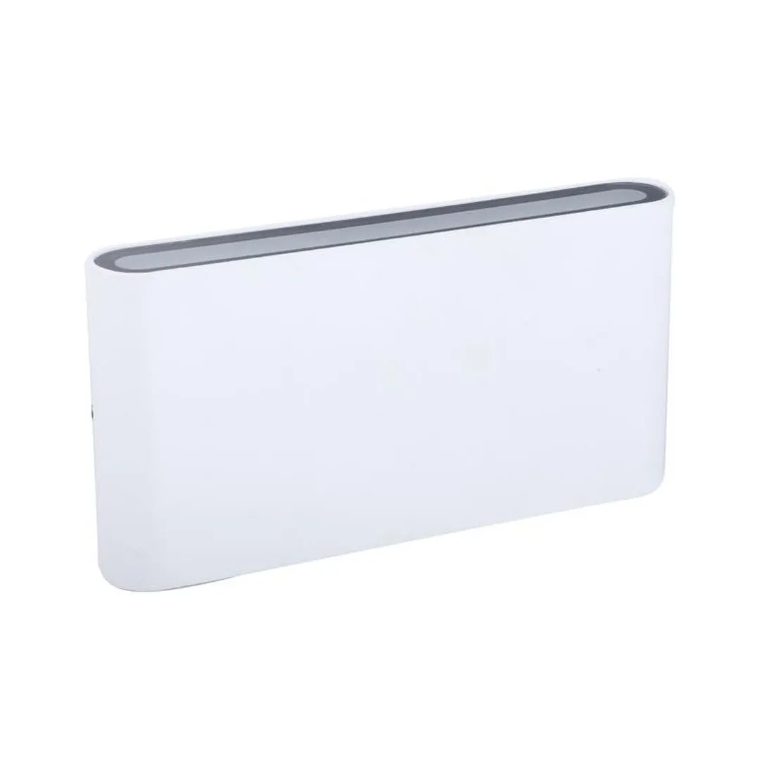Life Applique a LED Slim, applique da parete IP54, lampada da parete, lampada da parete led, luce 8000K, 550lm, bianco, 17,5x9x2