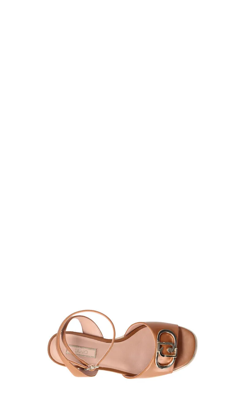 LIU JO Sandalo donna marrone in pelle