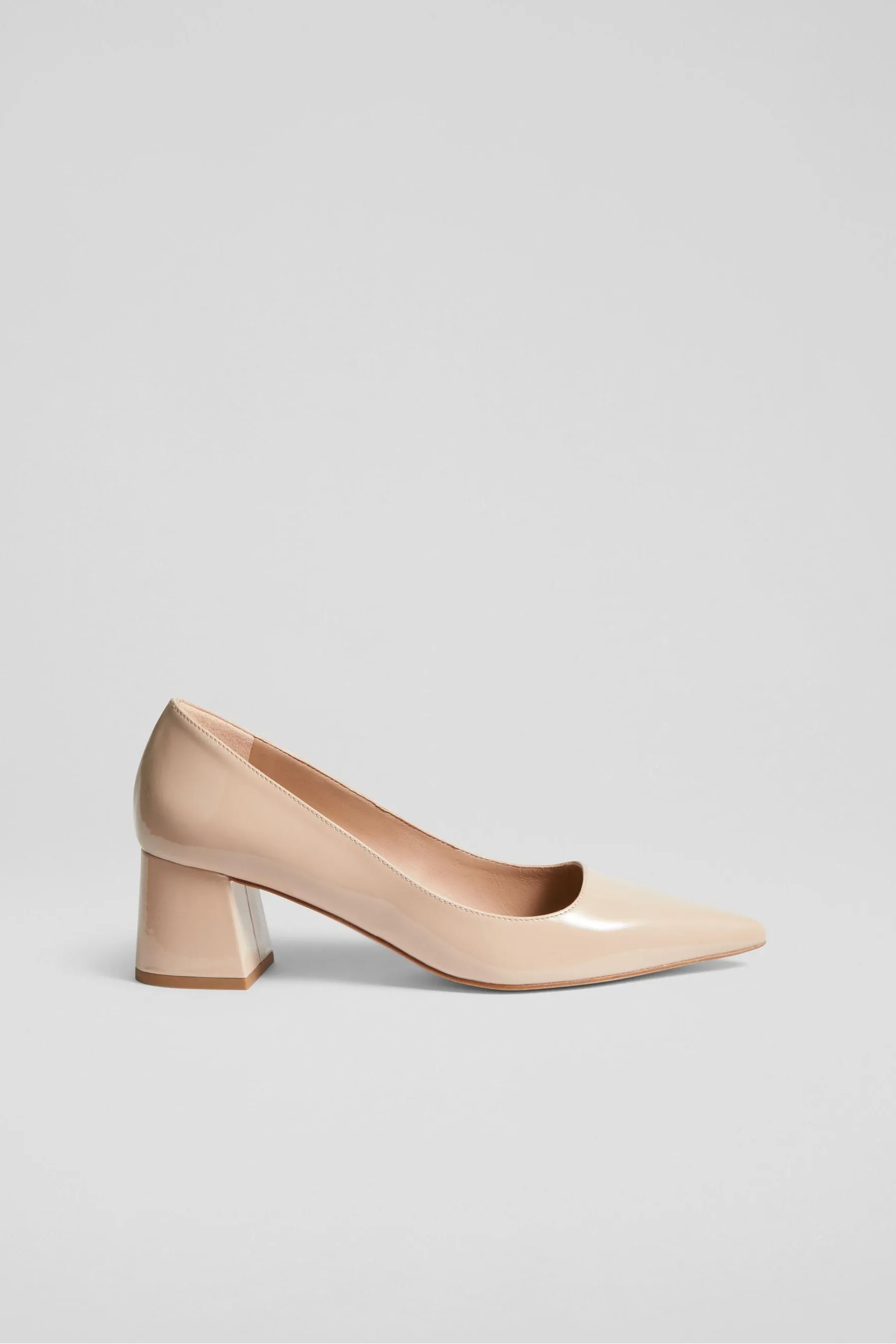 LK Bennett - Sloane - Décolleté in pelle verniciata con tacco largo