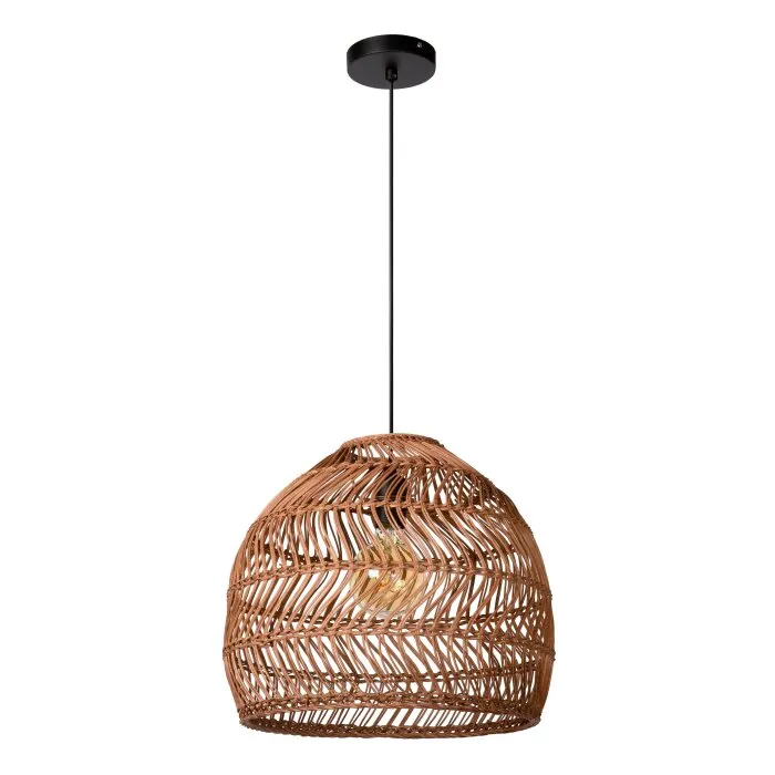 Lucide MOLOKO Lampadario a sospensione Nero, 1-Luce