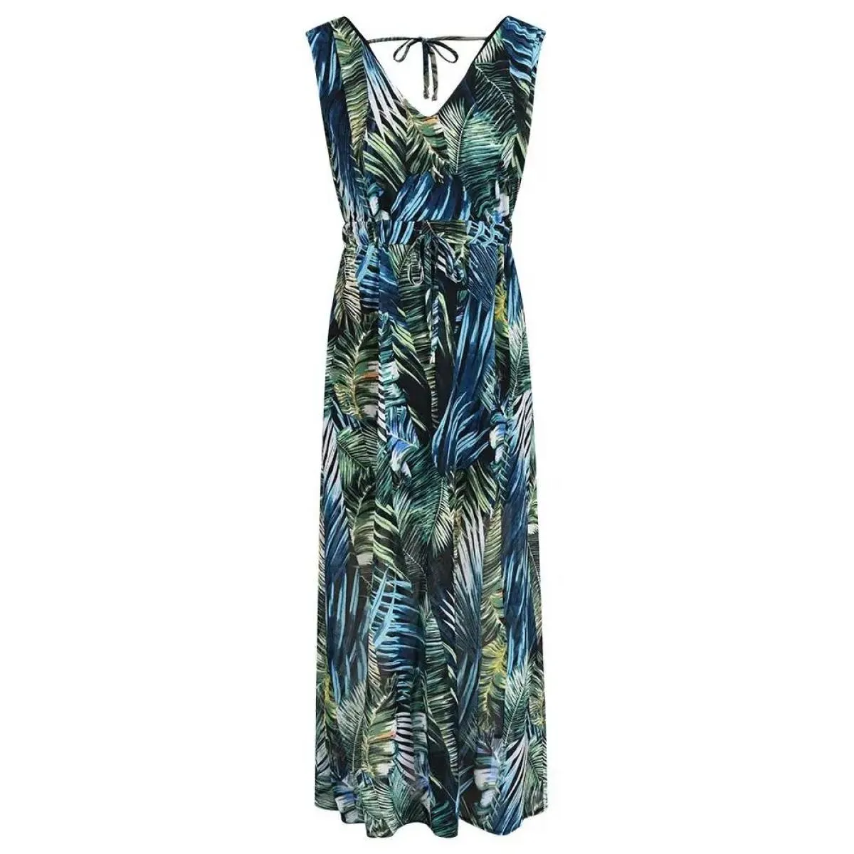 M Xl Abito estivo floreale per abbigliamento donna 2024 Abito estivo da spiaggia allentato bohemien Gonna midi Gonna maxi vacanz