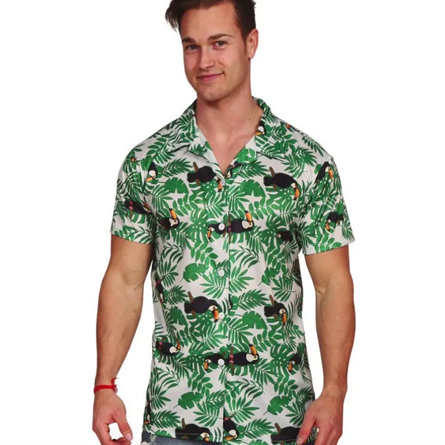 Maglietta con palma hawaiana per adulti