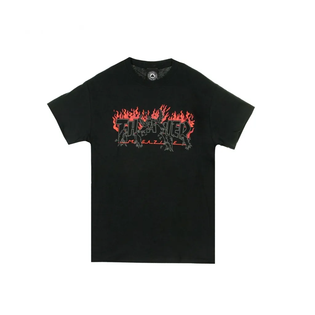 MAGLIETTA CROWS TEE BLACK