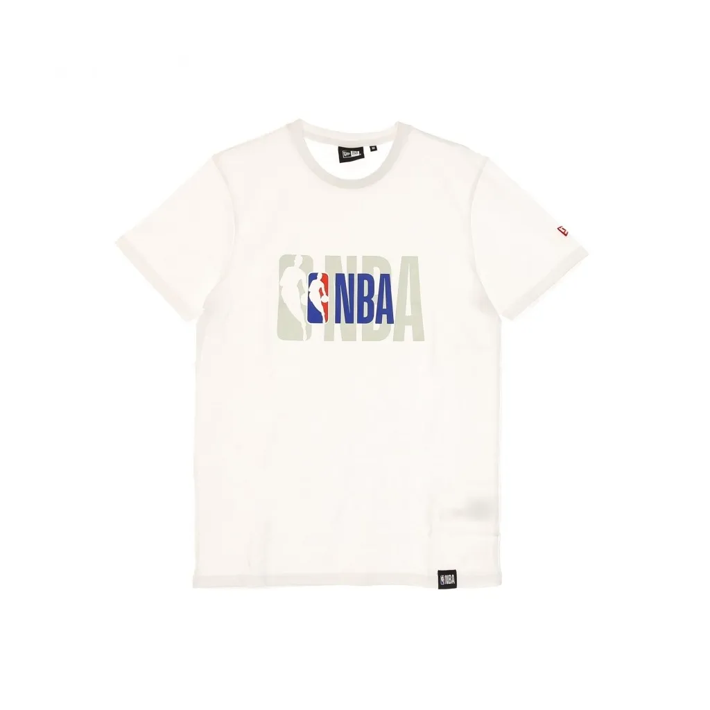 MAGLIETTA NBA LOGO TEE WHITE