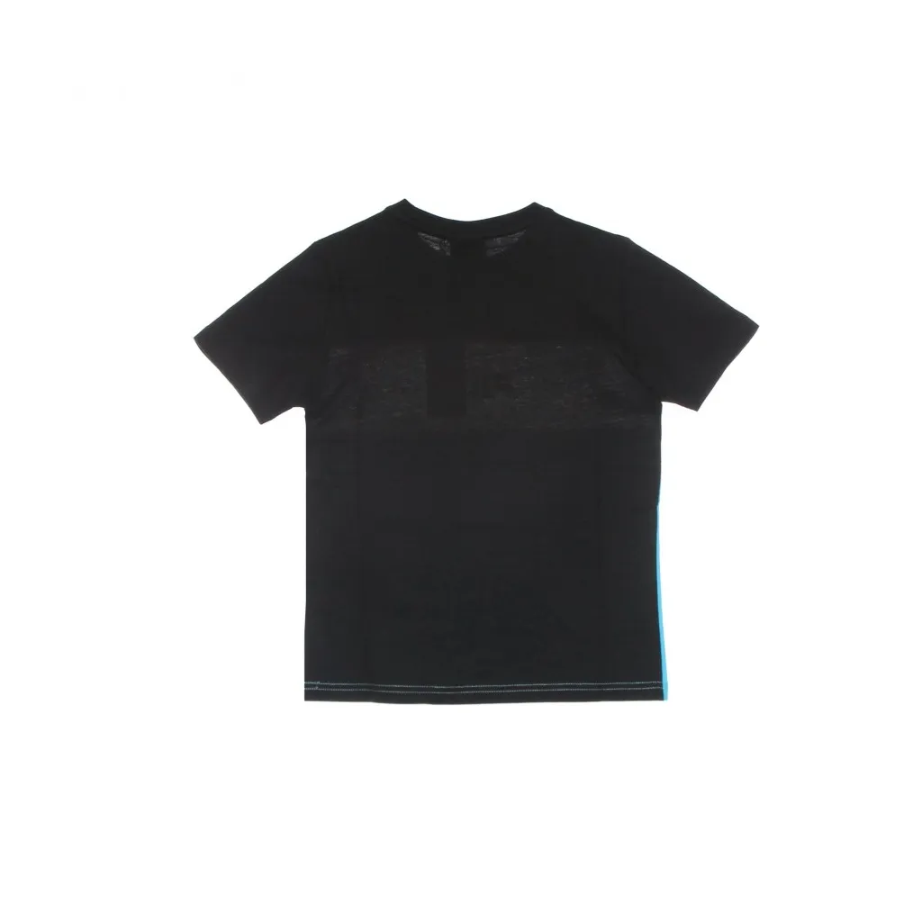 maglietta ragazzo mika basic blocked tee SCUBA BLUE/BLACK/BRIGHT WHITE