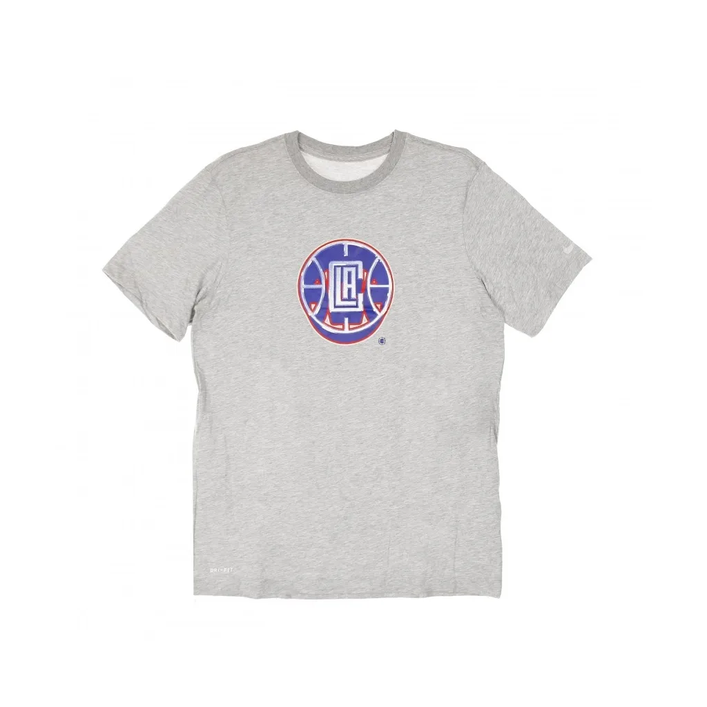 maglietta uomo nba dry tee essential chrome logo loscli DK GREY HEATHER