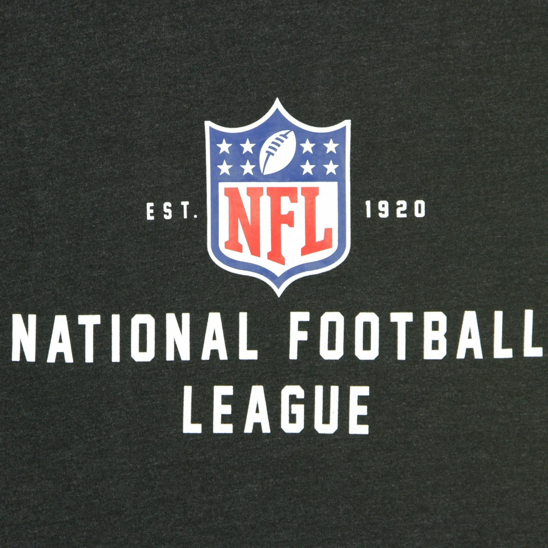 Maglietta Uomo Nfl League Established Tee Nfl Logo Black/white