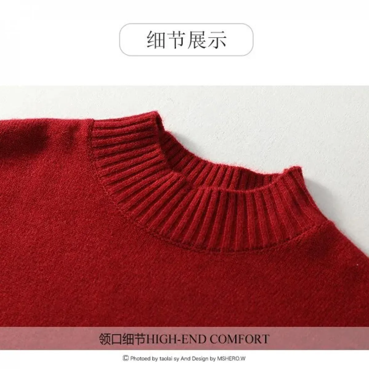Maglioni lavorati a maglia vintage Autunno Inverno Collo a lupetto Manica lunga Pullover con pannelli Abbigliamento donna Top ca