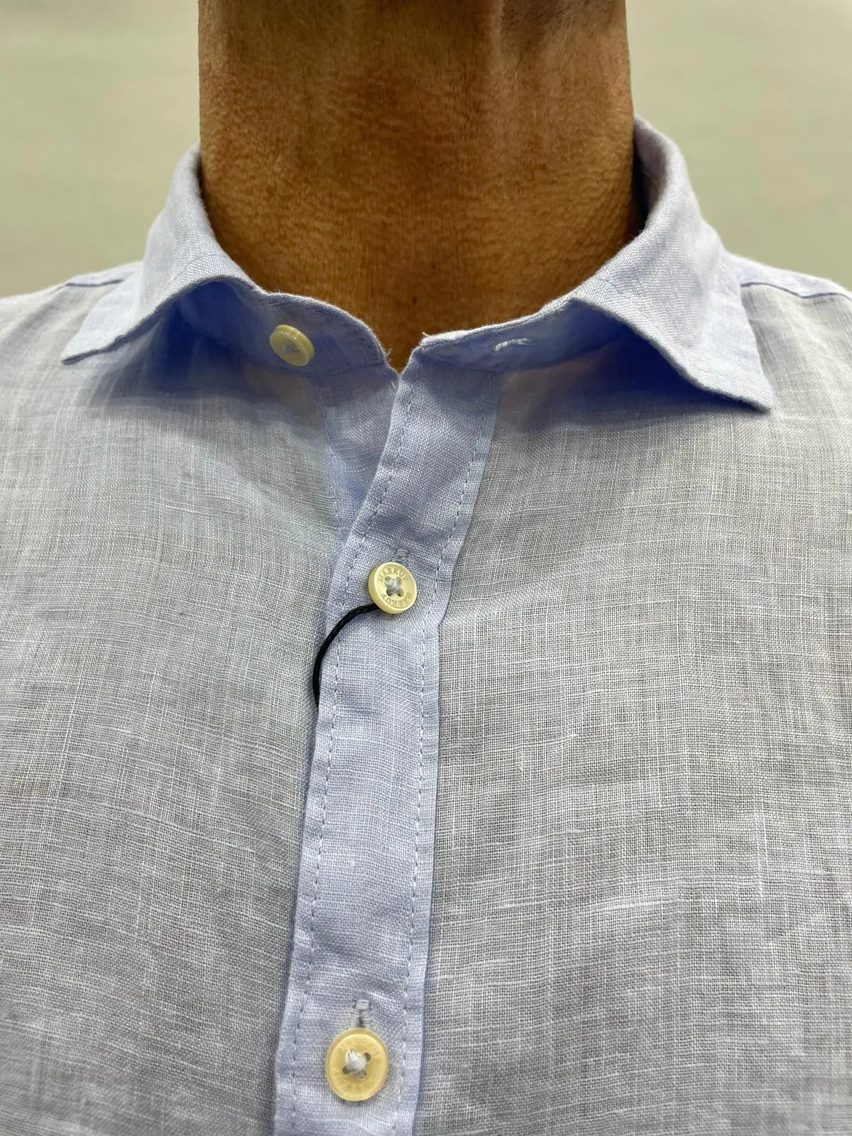 MARK UP Camicia collo francese m/l celeste