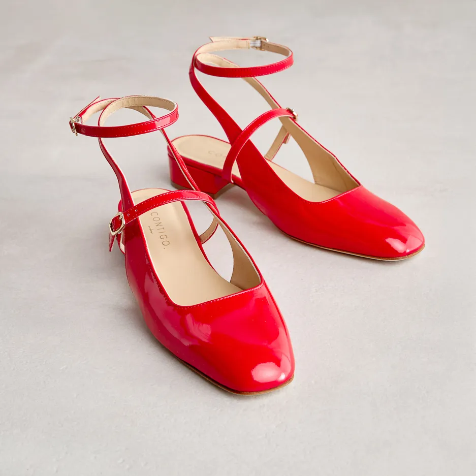 Mary Jane Vernice Rossa