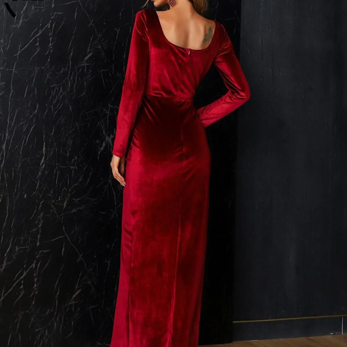 Miss Ord Abito lungo elegante Abito lungo elegante Missord Abiti Missord Abiti con spacco alto