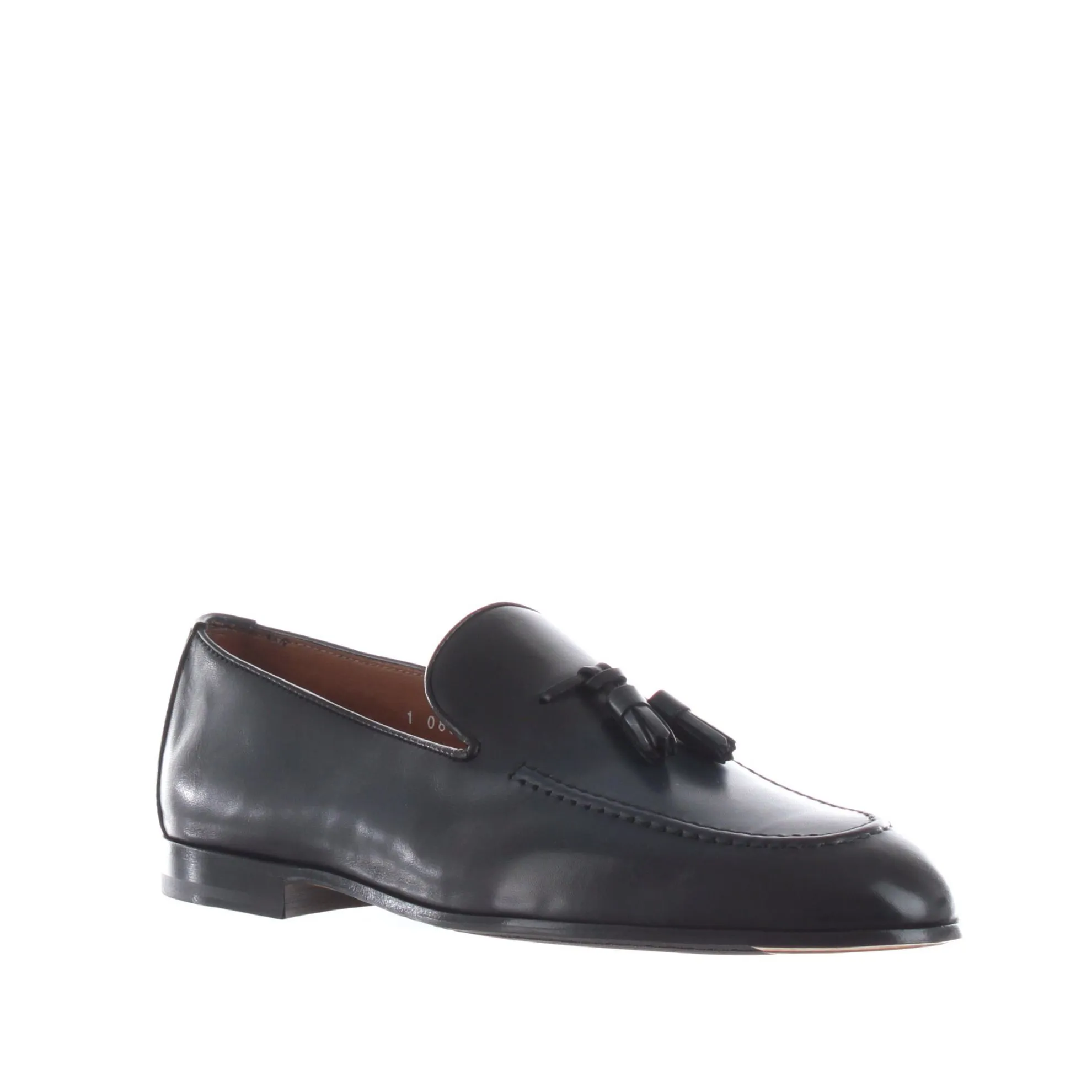 Mocassino in pelle con nappine