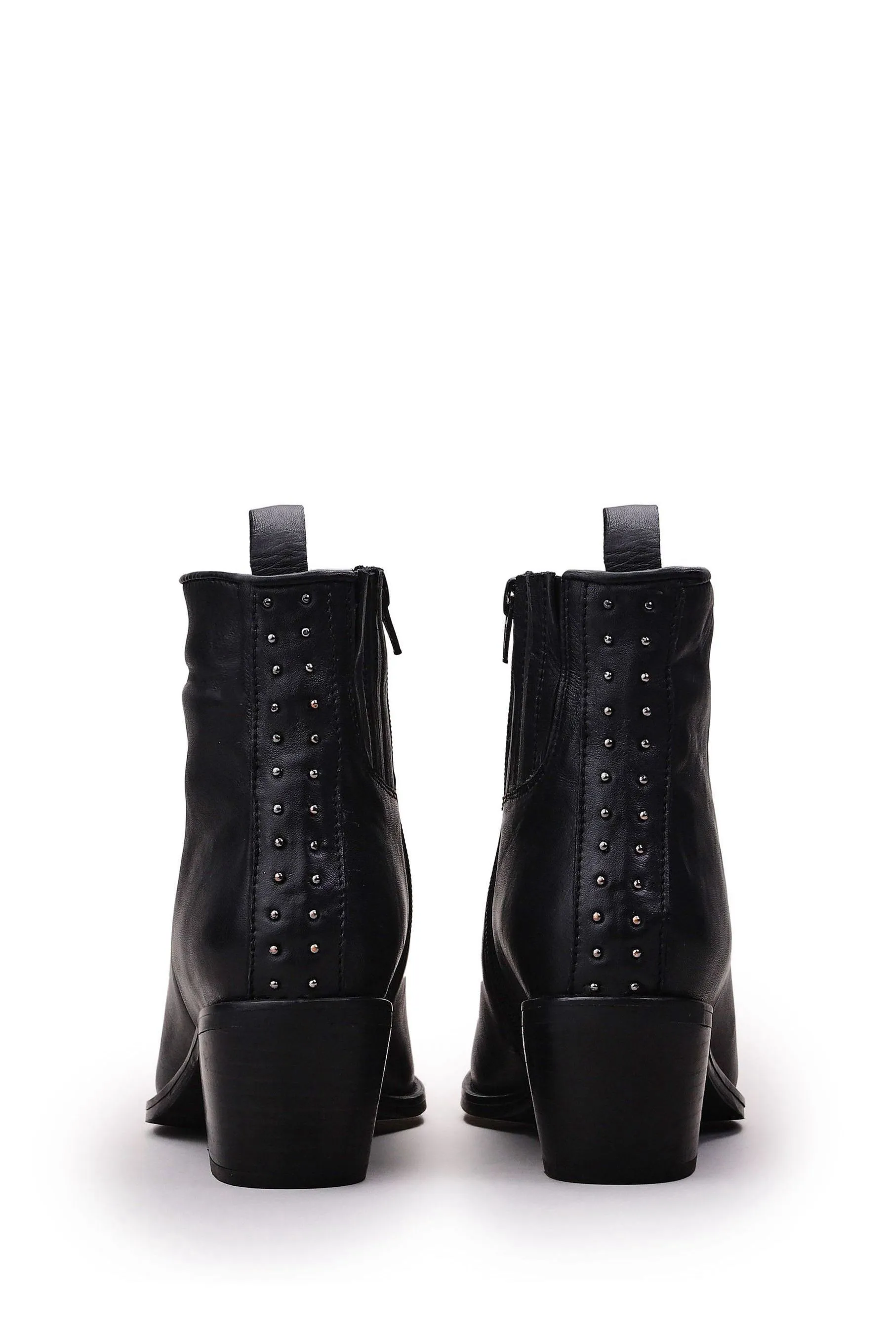 Moda In Pelle Dettagli metallizzati - Stivali western    
