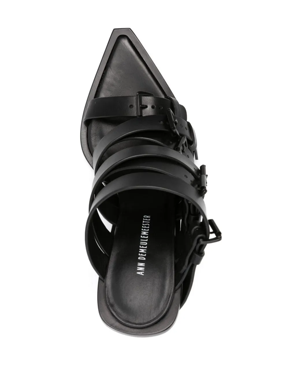 Mules a tacco alto nel in nero - donna