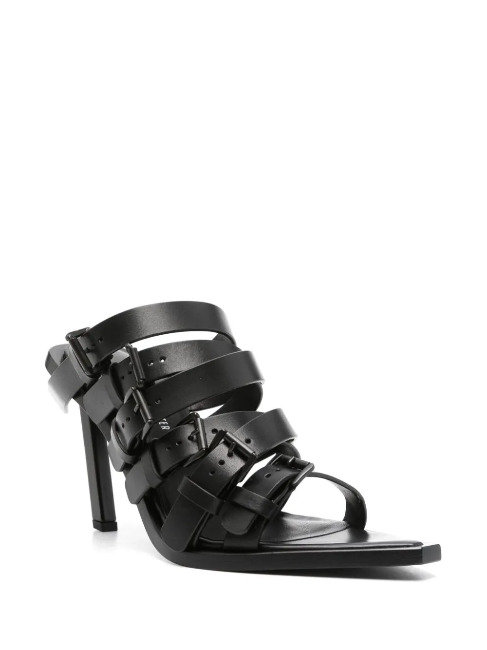 Mules a tacco alto nel in nero - donna