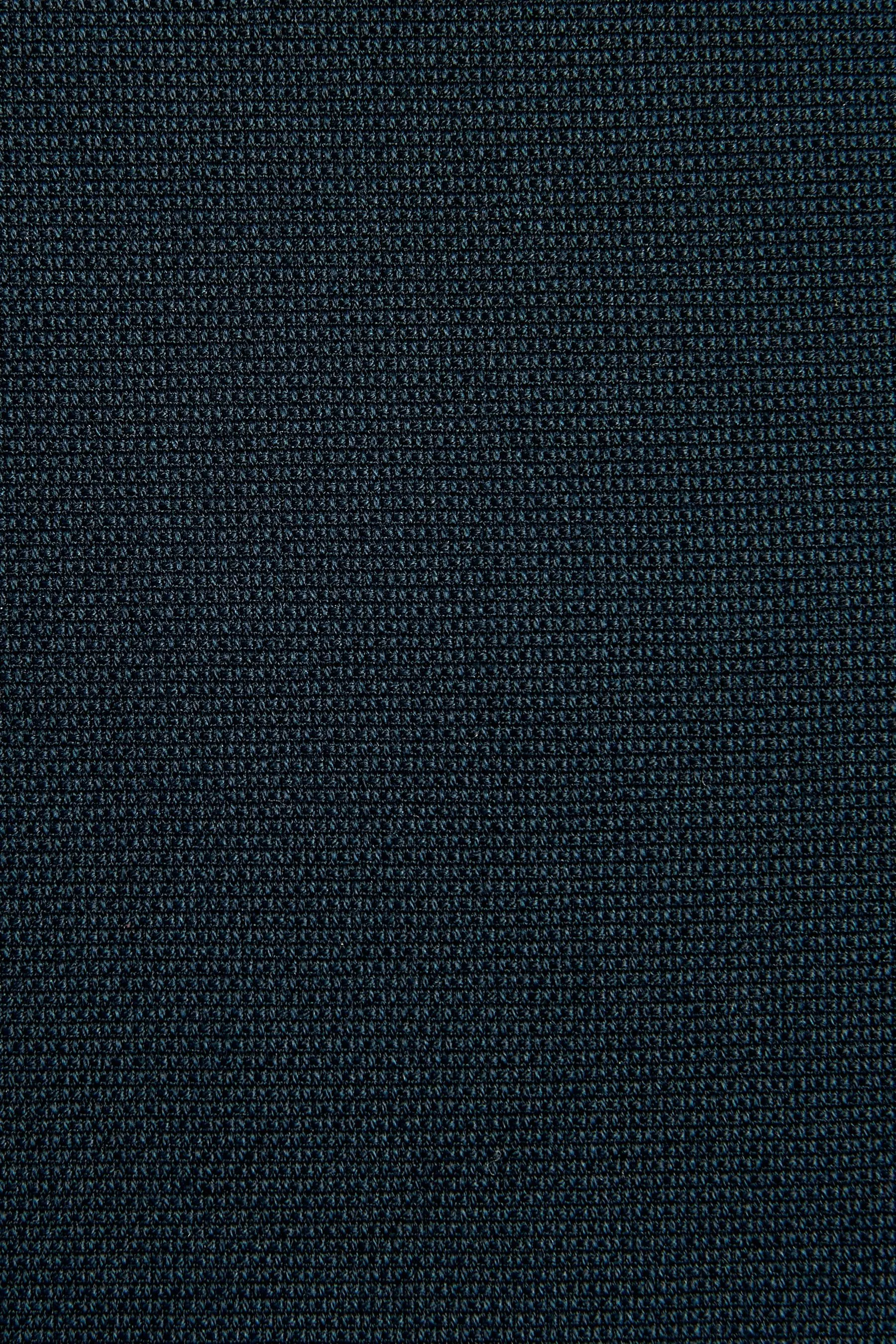 Navy  - Blazer in cotone elasticizzato