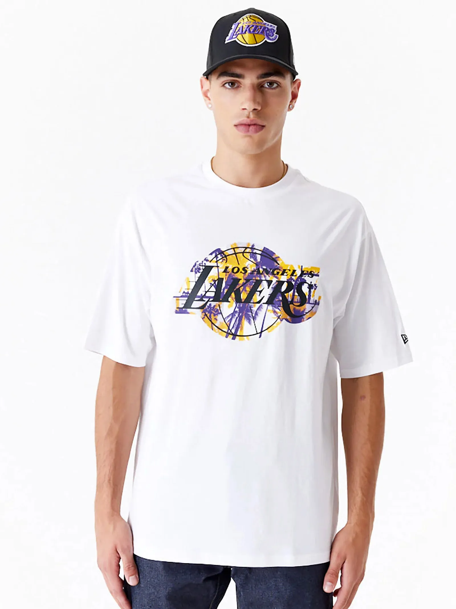 NEW ERA T-shirt Oversize LA Lakers NBA