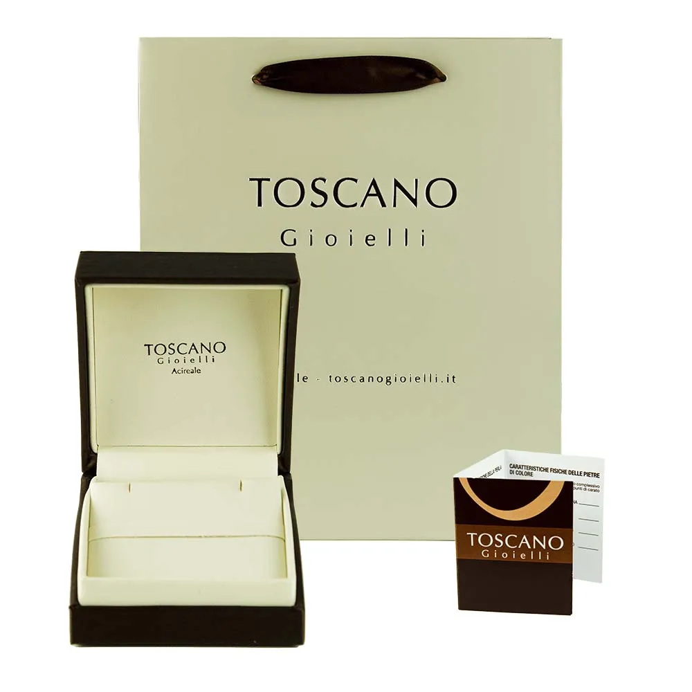 Orecchini in Oro Giallo con Topazio Citrino e Topazi – 71670