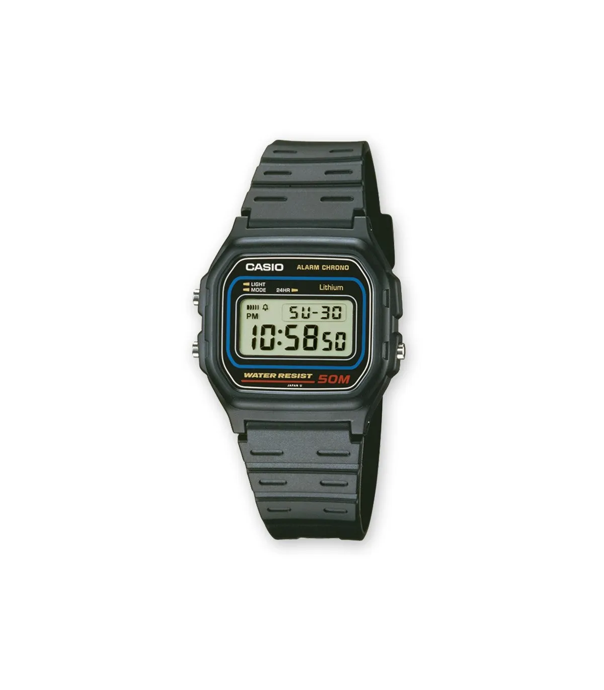 Orologio Uomo Casio Nero W-59-1VQEUS
