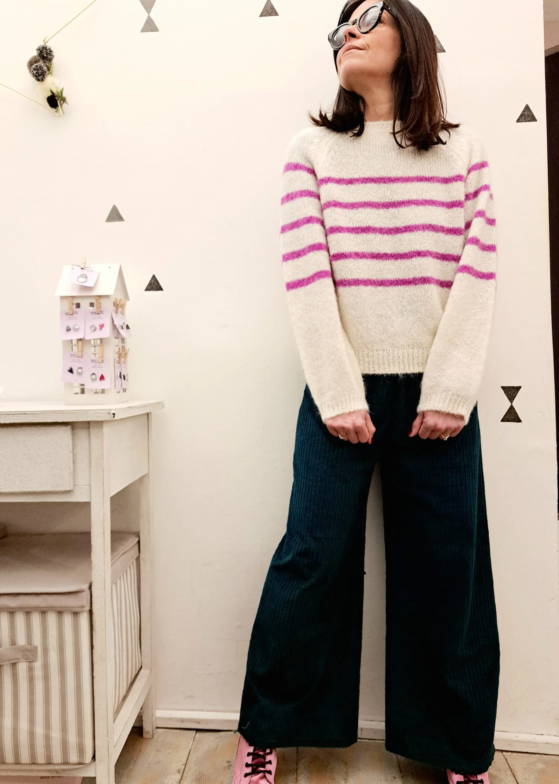 Pantalone Chichi+ Velluto Petrolio SIAPOESIA