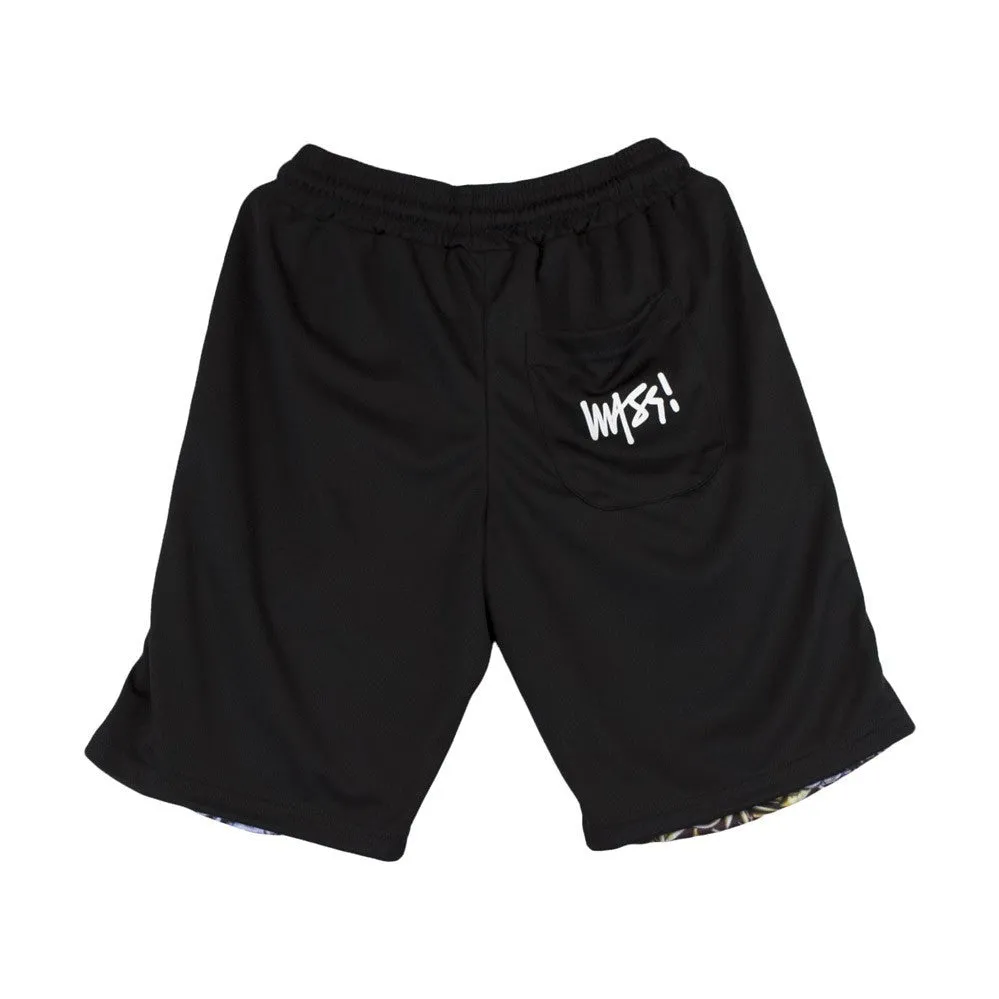 Pantalone Corto Tuta Felpato Uomo R.i.p 5 Pointz Shorts Nero/multi