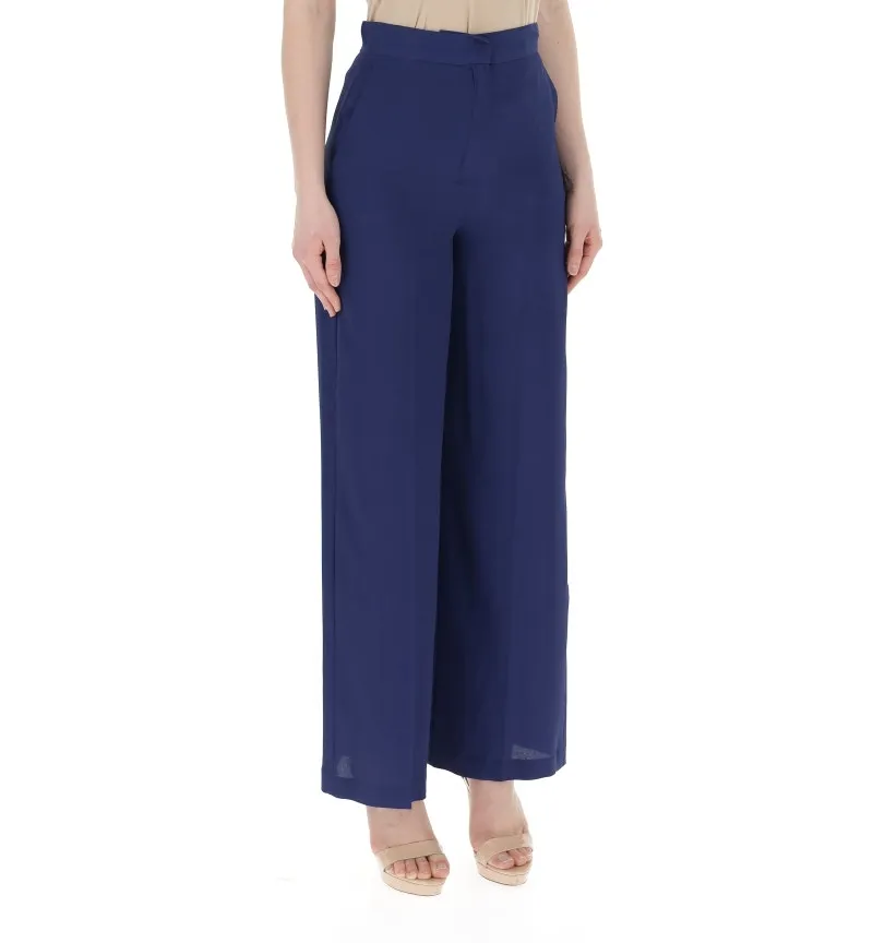 Pantalone misto seta