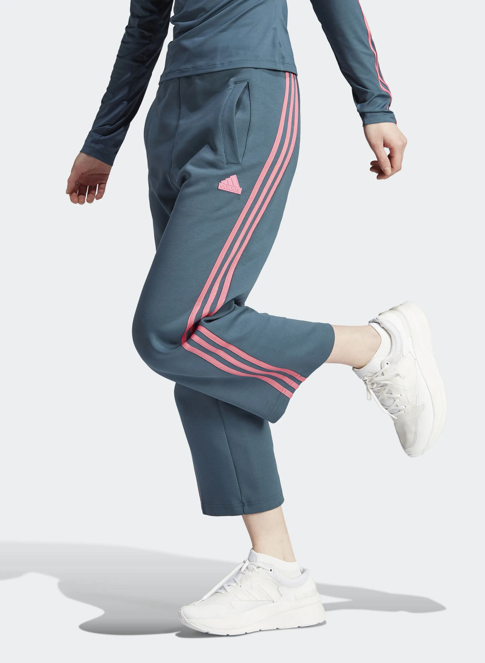 pantalone palazzo 3 stripes fd